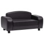 Sofá para perros cuero sintético negro 80x50x40 cm de vidaXL, Camas para perros - Ref: Foro24-170965, Precio: 121,88 €, Descu...