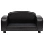 Sofá para perros cuero sintético negro 80x50x40 cm de vidaXL, Camas para perros - Ref: Foro24-170965, Precio: 121,88 €, Descu...