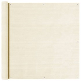 Toldo para balcón HDPE crema 120x500 cm en Sombrillas | Comprar online en Foru.es