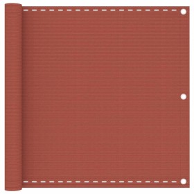 Toldo para balcón HDPE terracota 90x300 cm en Sombrillas | Comprar online en Foru.es