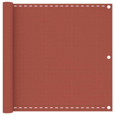 Toldo para balcón HDPE terracota 90x400 cm en Sombrillas | Comprar online en Foru.es