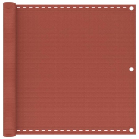 Toldo para balcón HDPE terracota 90x600 cm en Sombrillas | Comprar online en Foru.es