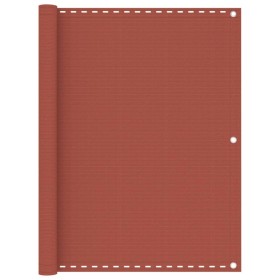 Toldo para balcón HDPE terracota 120x600 cm en Sombrillas | Comprar online en Foru.es