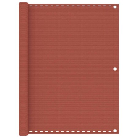 Toldo para balcón HDPE terracota 120x600 cm en Sombrillas | Comprar online en Foru.es