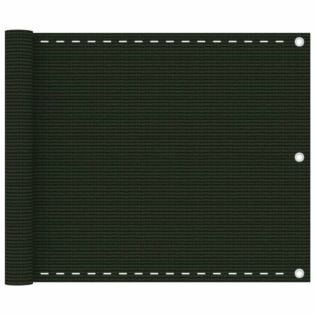 Toldo para balcón HDPE verde oscuro 75x500 cm en Sombrillas | Comprar online en Foru.es