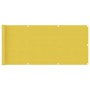 Toldo para balcón HDPE amarillo 75x400 cm en Sombrillas | Comprar online en Foru.es