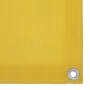 Toldo para balcón HDPE amarillo 75x400 cm en Sombrillas | Comprar online en Foru.es