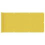 Toldo para balcón HDPE amarillo 75x500 cm en Sombrillas | Comprar online en Foru.es