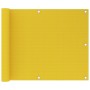 Toldo para balcón HDPE amarillo 75x600 cm en Sombrillas | Comprar online en Foru.es