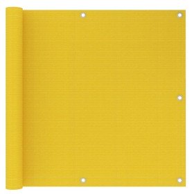 Toldo para balcón HDPE amarillo 90x300 cm en Sombrillas | Comprar online en Foru.es