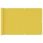 Toldo para balcón HDPE amarillo 90x400 cm en Sombrillas | Comprar online en Foru.es