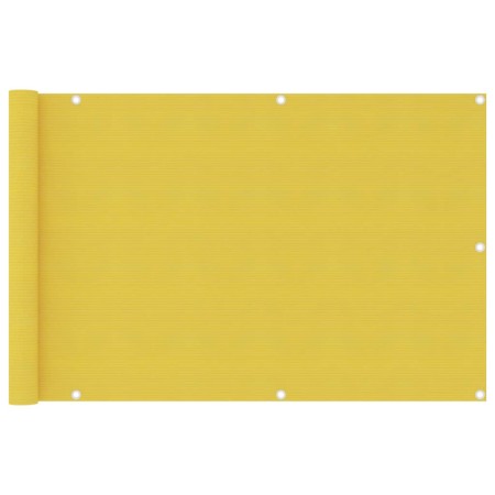 Toldo para balcón HDPE amarillo 90x400 cm en Sombrillas | Comprar online en Foru.es