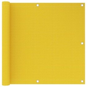Toldo para balcón HDPE amarillo 90x600 cm en Sombrillas | Comprar online en Foru.es