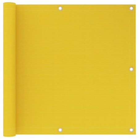 Toldo para balcón HDPE amarillo 90x600 cm en Sombrillas | Comprar online en Foru.es