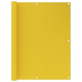Toldo para balcón HDPE amarillo 120x400 cm en Sombrillas | Comprar online en Foru.es