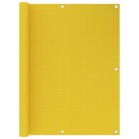 Toldo para balcón HDPE amarillo 120x500 cm en Sombrillas | Comprar online en Foru.es