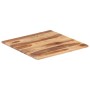 Superficie de mesa madera maciza de sheesham 25-27 mm 70x70 cm de vidaXL, Tableros para mesas - Ref: Foro24-285995, Precio: 1...
