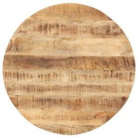 Superficie de mesa redonda madera maciza de mango 15-16 mm 50cm de vidaXL, Tableros para mesas - Ref: Foro24-286000, Precio: ...