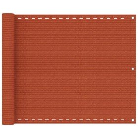 Toldo para balcón HDPE naranja 75x300 cm en Sombrillas | Comprar online en Foru.es