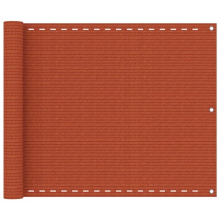 Toldo para balcón HDPE naranja 75x300 cm en Sombrillas | Comprar online en Foru.es