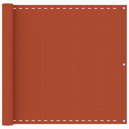 Toldo para balcón HDPE naranja 90x500 cm en Sombrillas | Comprar online en Foru.es
