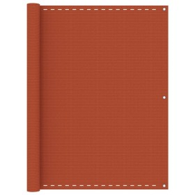 Toldo para balcón HDPE naranja 120x500 cm en Sombrillas | Comprar online en Foru.es