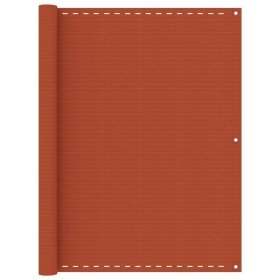 Toldo para balcón HDPE naranja 120x500 cm en Sombrillas | Comprar online en Foru.es