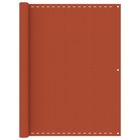 Toldo para balcón HDPE naranja 120x500 cm en Sombrillas | Comprar online en Foru.es