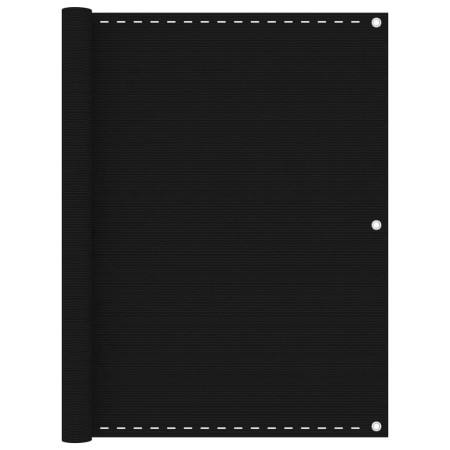 Toldo para balcón HDPE negro 120x500 cm en Sombrillas | Comprar online en Foru.es