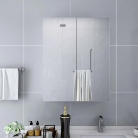 323607 Bathroom Mirror Cabinet White 60x15x75 cm MDF de vidaXL, Tocadores de baño - Ref: Foro24-323607, Precio: 142,53 €, Des...