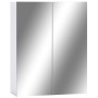 323607 Bathroom Mirror Cabinet White 60x15x75 cm MDF de vidaXL, Tocadores de baño - Ref: Foro24-323607, Precio: 142,53 €, Des...