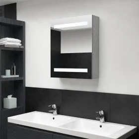 Badezimmerschrank mit LED-Spiegel betongrau 50x14x60 cm von vidaXL, Badezimmerwaschtische - Ref: Foro24-326479, Preis: 114,30...