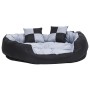Cojín para perro reversible y lavable gris y negro 110x80x23 cm de vidaXL, Camas para perros - Ref: Foro24-171209, Precio: 57...