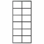 Puerta corredera ESG vidrio y aluminio negra 90x205 cm en Puertas | Comprar online en Foru.es