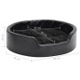 Cama para perros felpa y cuero sintético negra 69x59x19 cm de vidaXL, Camas para perros - Ref: Foro24-171261, Precio: 54,34 €...