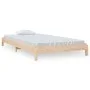 Cama apilable de madera pino maciza 90x200 cm de vidaXL, Camas y somieres - Ref: Foro24-820392, Precio: 103,70 €, Descuento: %