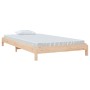 Cama apilable de madera pino maciza 90x200 cm de vidaXL, Camas y somieres - Ref: Foro24-820392, Precio: 108,50 €, Descuento: %