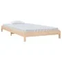 Cama apilable de madera pino maciza 90x200 cm de vidaXL, Camas y somieres - Ref: Foro24-820392, Precio: 103,70 €, Descuento: %