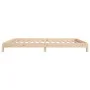 Cama apilable de madera pino maciza 90x200 cm de vidaXL, Camas y somieres - Ref: Foro24-820392, Precio: 103,70 €, Descuento: %