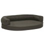 Colchón para cama de perro ergonómico gris oscuro 75x53 cm de vidaXL, Camas para perros - Ref: Foro24-171290, Precio: 68,96 €...