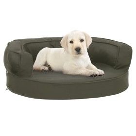 Colchón para cama de perro ergonómico aspecto lino gris 60x42cm de vidaXL, Camas para perros - Ref: Foro24-171289, Precio: 45...