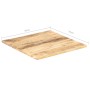 Superficie de mesa madera maciza de mango 25-27 mm 70x70 cm de vidaXL, Tableros para mesas - Ref: Foro24-286027, Precio: 102,...