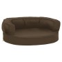 Colchón de cama de perro ergonómico aspecto lino marrón 60x42cm de vidaXL, Camas para perros - Ref: Foro24-171301, Precio: 45...