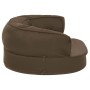 Colchón de cama de perro ergonómico aspecto lino marrón 60x42cm de vidaXL, Camas para perros - Ref: Foro24-171301, Precio: 45...