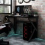 Escritorio gaming con patas en forma de K negro 110x60x75 cm de vidaXL, Escritorios - Ref: Foro24-325402, Precio: 113,50 €, D...