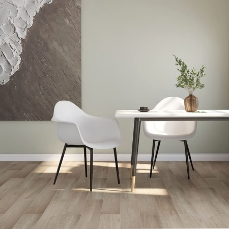 Sillas de comedor 2 unidades blancas PP de vidaXL, Sillas de comedor - Ref: Foro24-338073, Precio: 141,49 €, Descuento: %