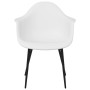 Sillas de comedor 2 unidades blancas PP de vidaXL, Sillas de comedor - Ref: Foro24-338073, Precio: 141,49 €, Descuento: %