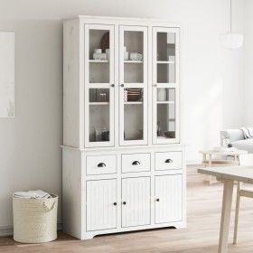 Aparador alto BODO madera maciza pino blanco 115,5x43x200,5 cm de vidaXL, Aparadores - Ref: Foro24-3206451, Precio: 487,64 €,...