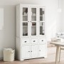 Aparador alto BODO madera maciza pino blanco 115,5x43x200,5 cm de vidaXL, Aparadores - Ref: Foro24-3206451, Precio: 487,64 €,...