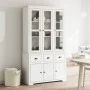 Aparador alto BODO madera maciza pino blanco 115,5x43x200,5 cm de vidaXL, Aparadores - Ref: Foro24-3206451, Precio: 509,70 €,...